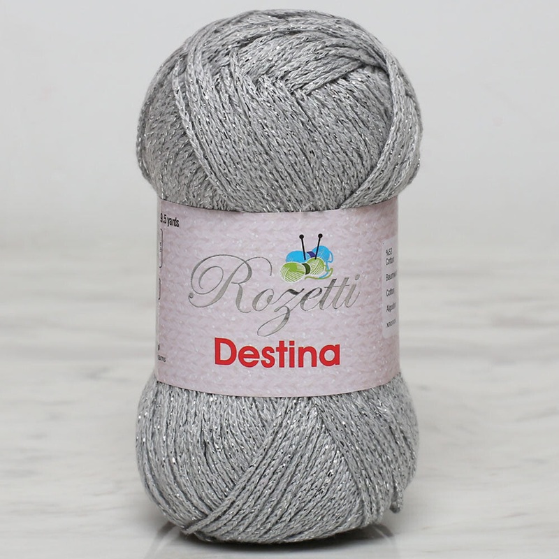 Rozetti Destina 50 gr Yarn, Grey – 45025