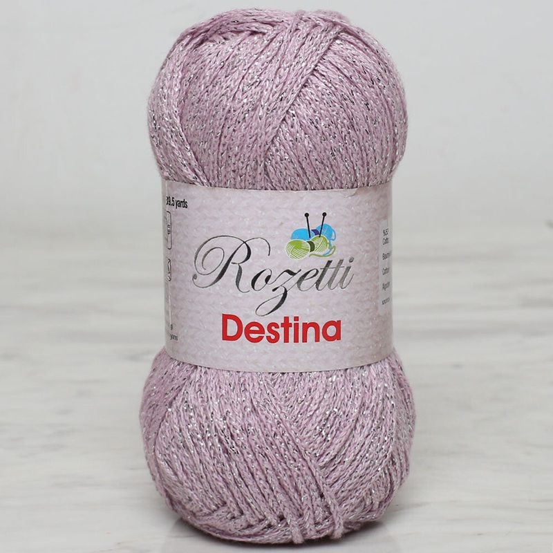 Rozetti Destina 50 gr Yarn, Light Lilac – 45009
