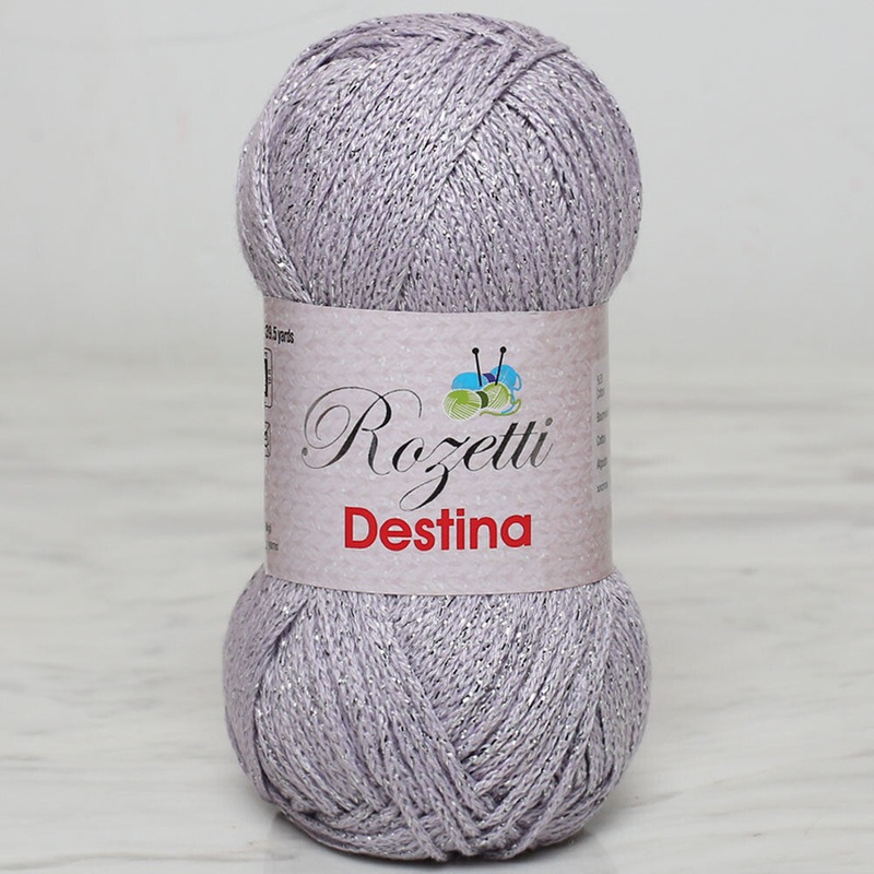 Rozetti Destina 50 gr Yarn, Light Lilac – 45011