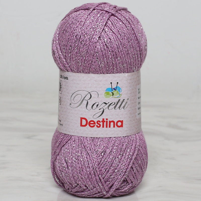 Rozetti Destina 50 gr Yarn, Lilac – 45010