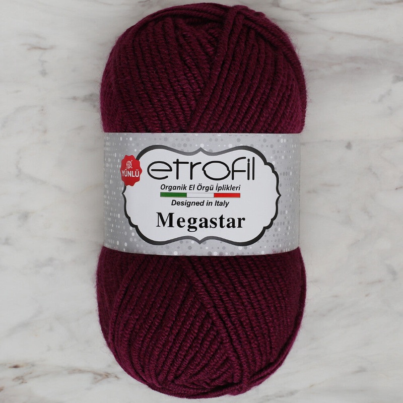 Etrofil Megastar Yarn, Aubergine – 70609