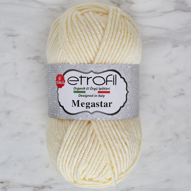Etrofil Megastar Yarn, Cream – 70299