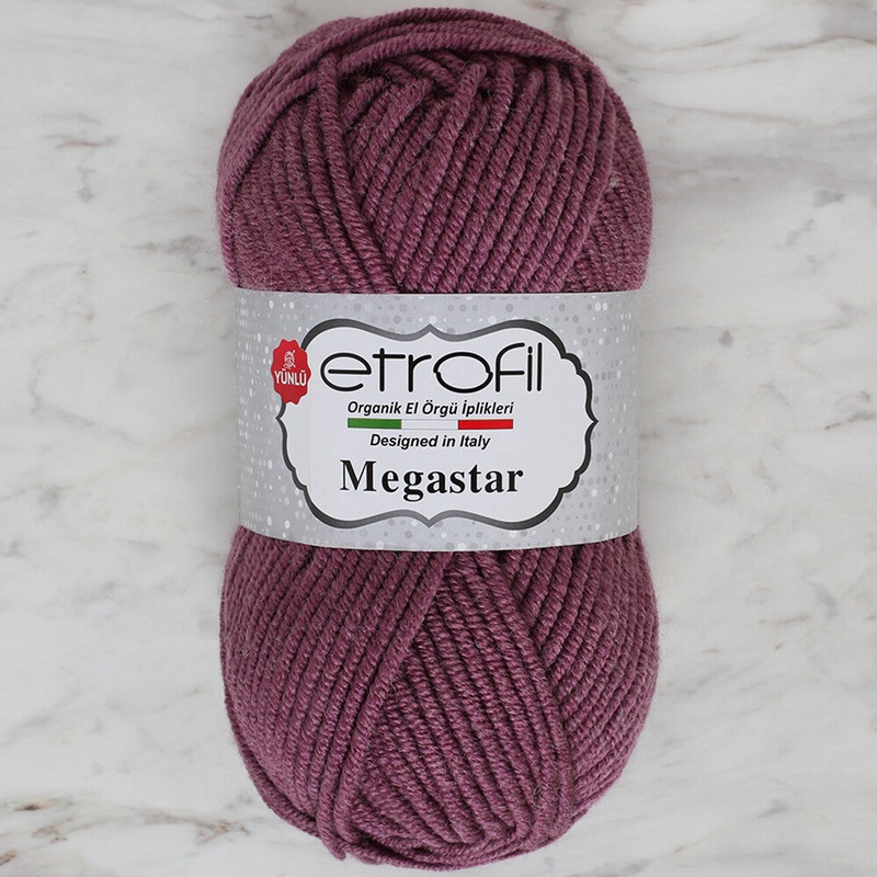Etrofil Megastar Yarn, Dusty Purple – 76000