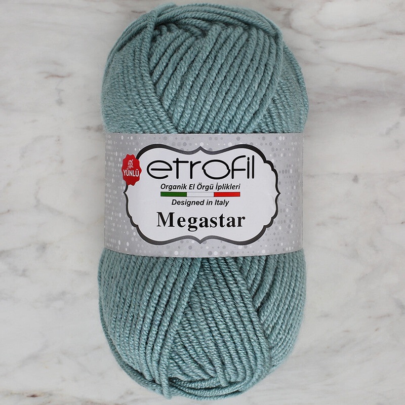 Etrofil Megastar Yarn, Green – 74064