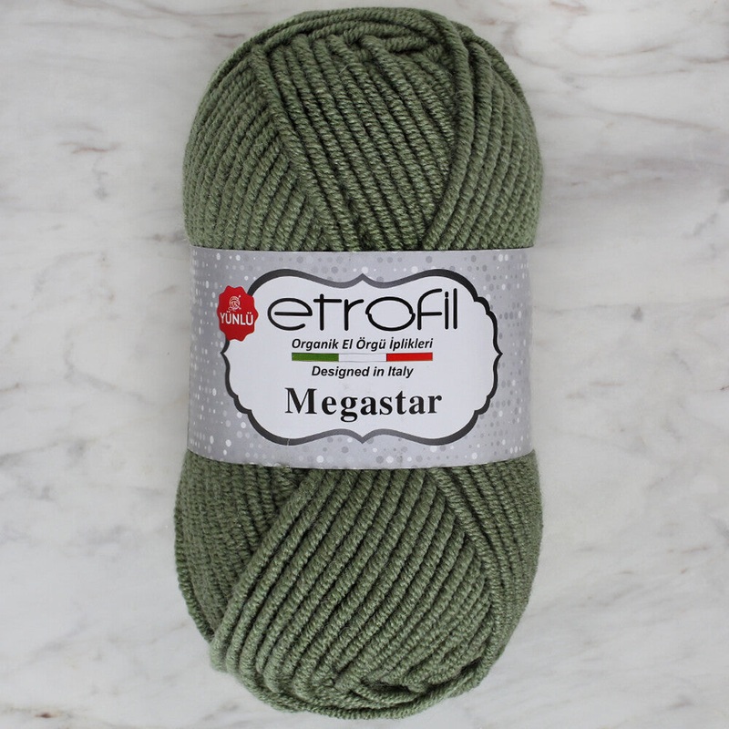 Etrofil Megastar Yarn, Green – 74067