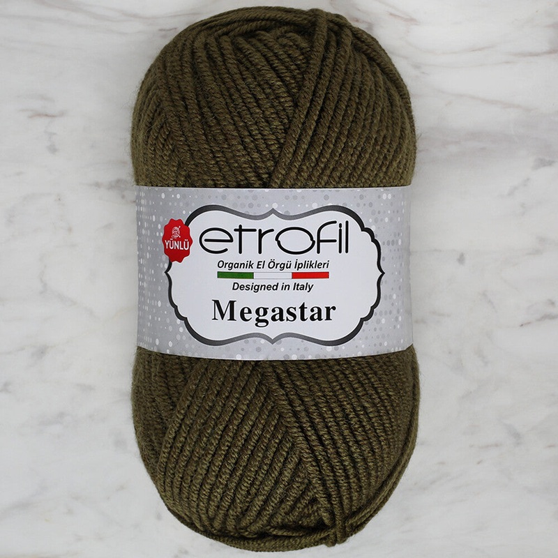 Etrofil Megastar Yarn, Khaki – 74065