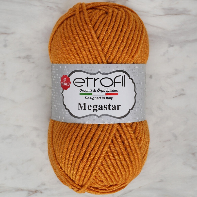 Etrofil Megastar Yarn, Mustard – 72061