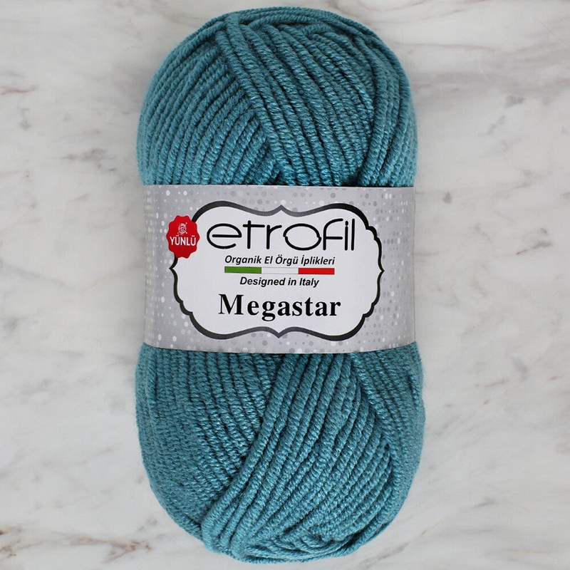 Etrofil Megastar Yarn, Petrol Blue – 74066