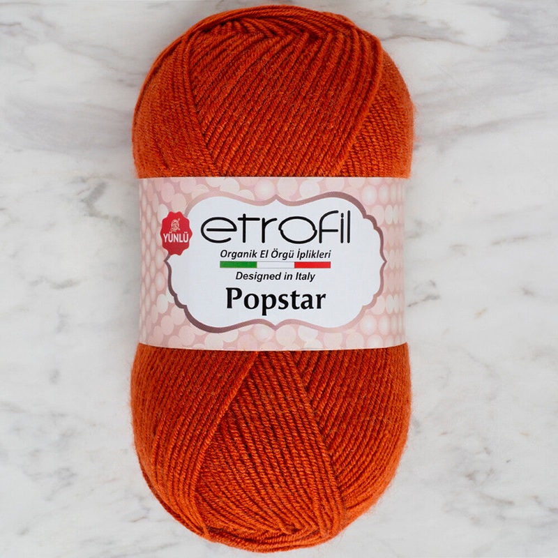 Etrofil Popstar Yarn, Brick – 72006