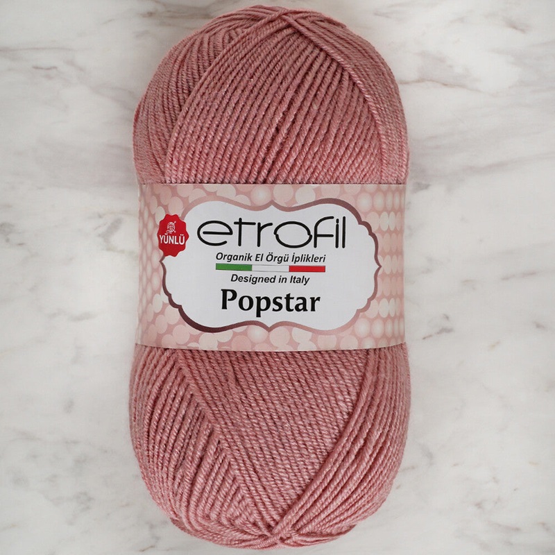 Etrofil Popstar Yarn, Dusty Pink – 73142