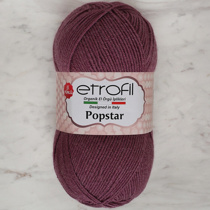 Etrofil Popstar Yarn, Dusty Purple – 76000