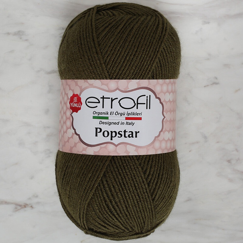 Etrofil Popstar Yarn, Khaki – 74065