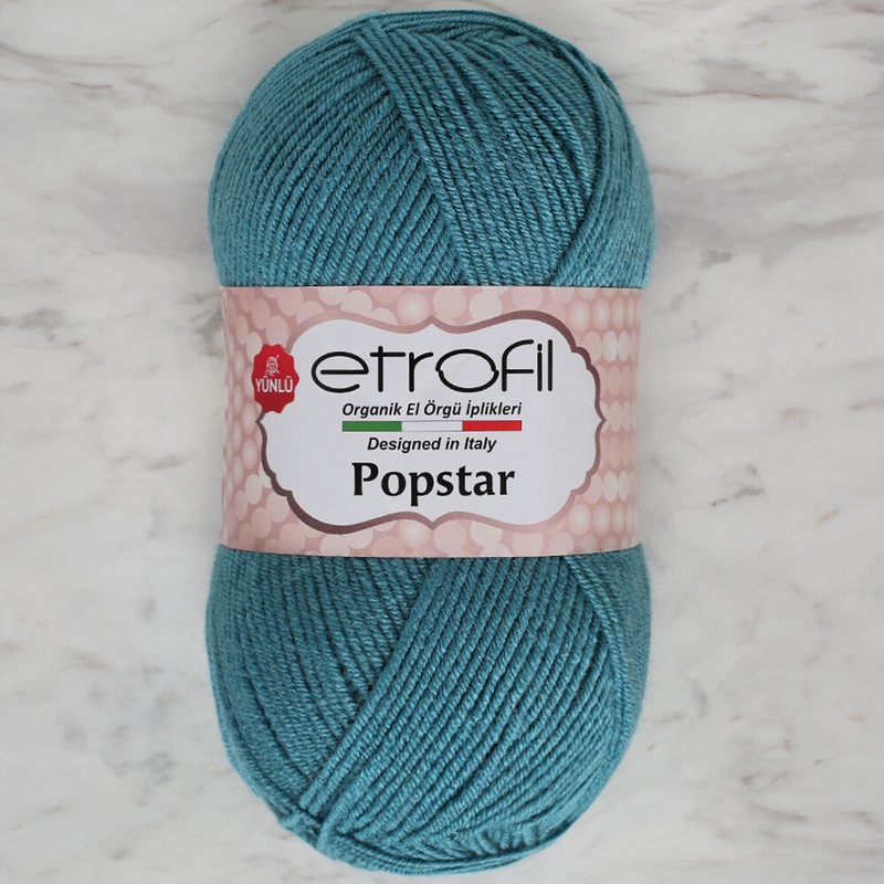 Etrofil Popstar Yarn, Petrol Blue – 74066