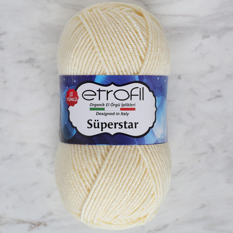 Etrofil Sperstar Yarn, Cream  – 70299