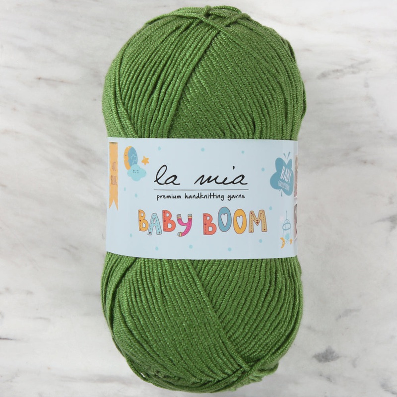 La Mia Baby Boom Yarn, Green  – 406