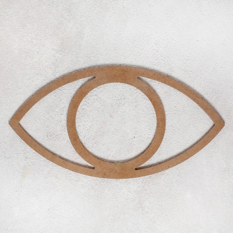 Loren Macrames Eye Shaped Macrame Hoop