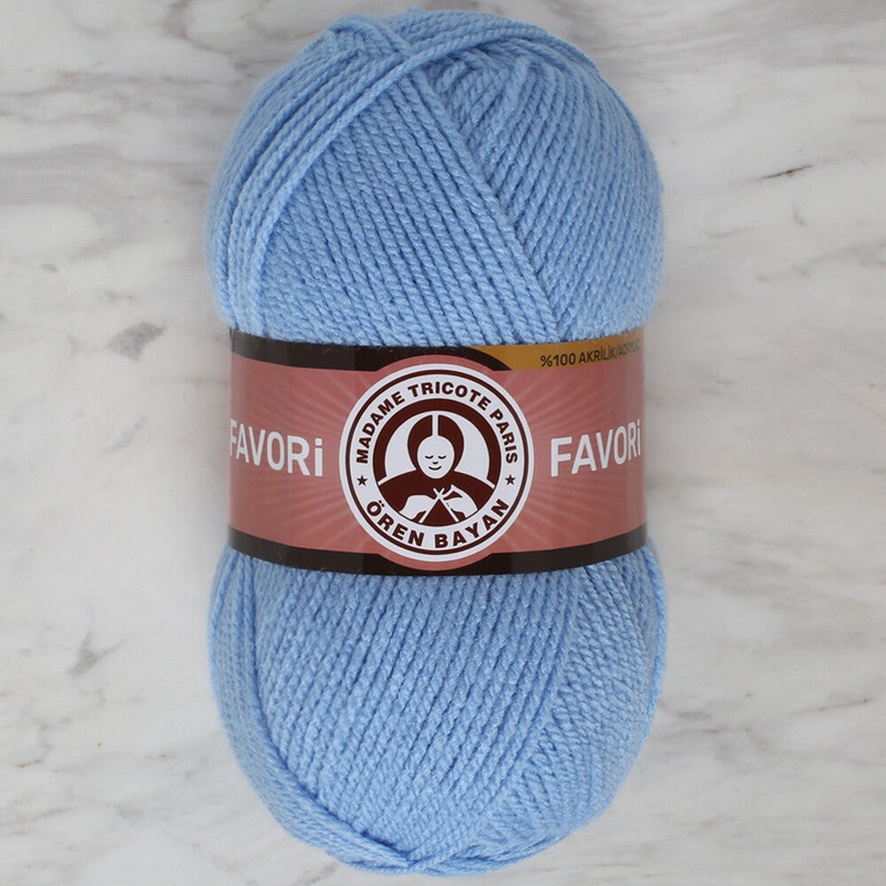 Madame Tricote Paris Favori Knitting Yarn, Blue – 012