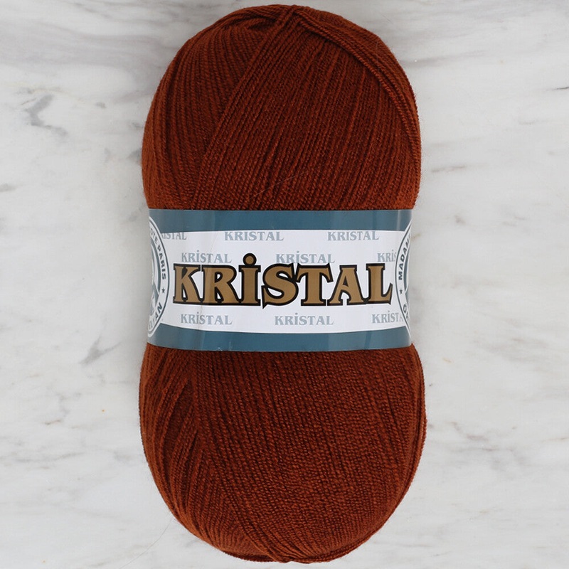 Madame Tricote Paris Kristal Yarn, Brown – T084