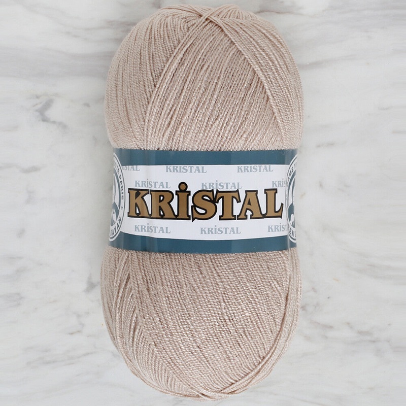 Madame Tricote Paris Kristal Yarn, Light Beige – 130