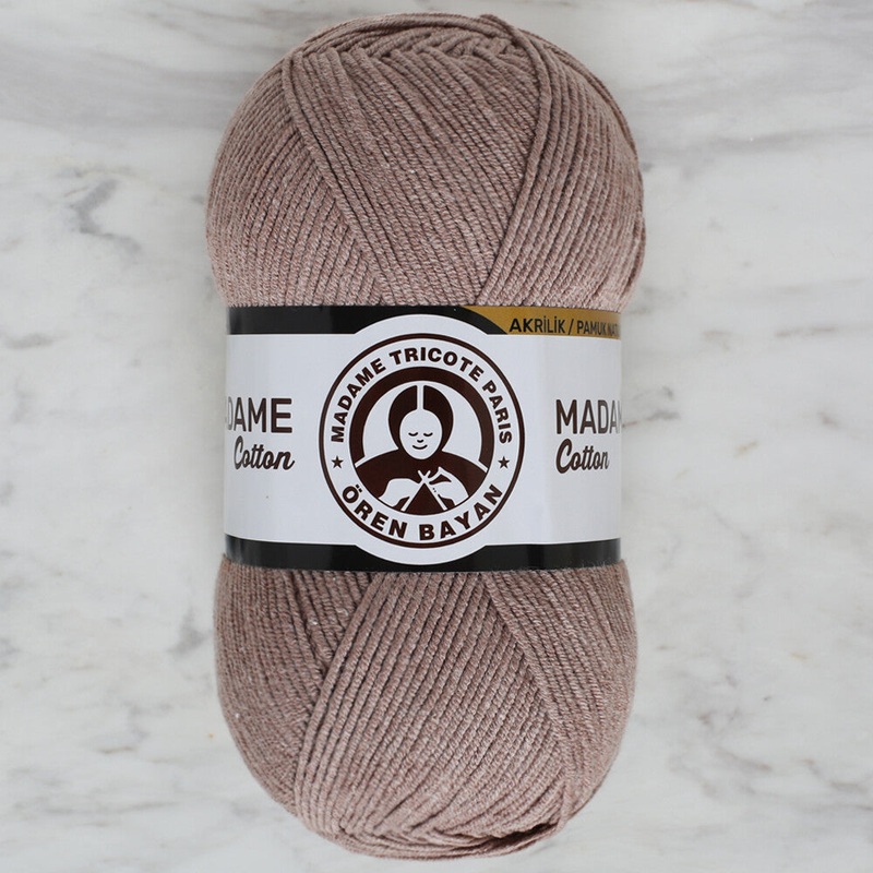 Madame Tricote Paris Madame Cotton Yarn, Beige – 057