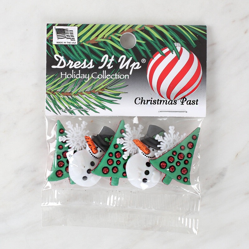 Dress It Up Creative Button Assortment, Christmas Past – 2479