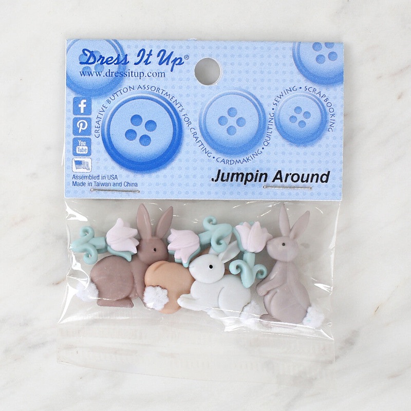 Dress It Up Creative Button Assortment, Jumpin Around – 10275