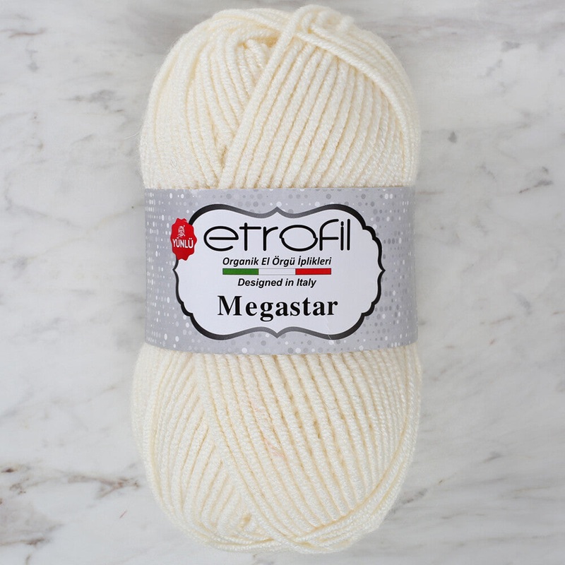 Etrofil Megastar Yarn, Cream – 70169