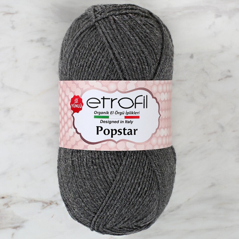 Etrofil Popstar Yarn, Grey – 79027