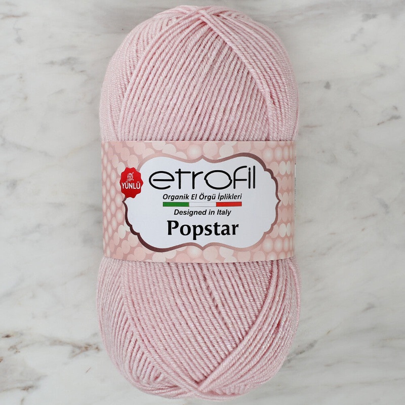 Etrofil Popstar Yarn, Powder Pink – 70699