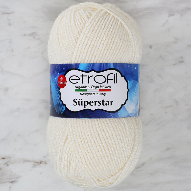 Etrofil Sperstar Yarn, Cream – 70169