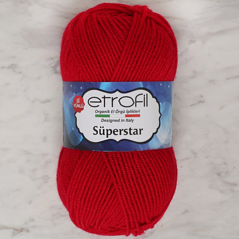 Etrofil Sperstar Yarn, Red – 73121