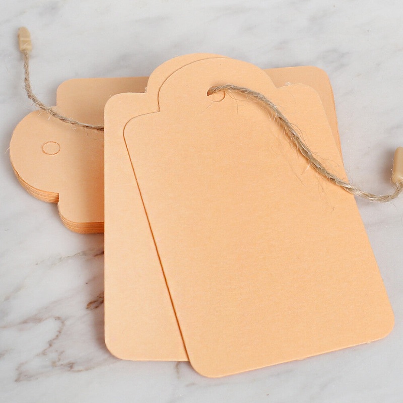 Loren 10 pcs Tag and Clip-On Tag Thread, Orange