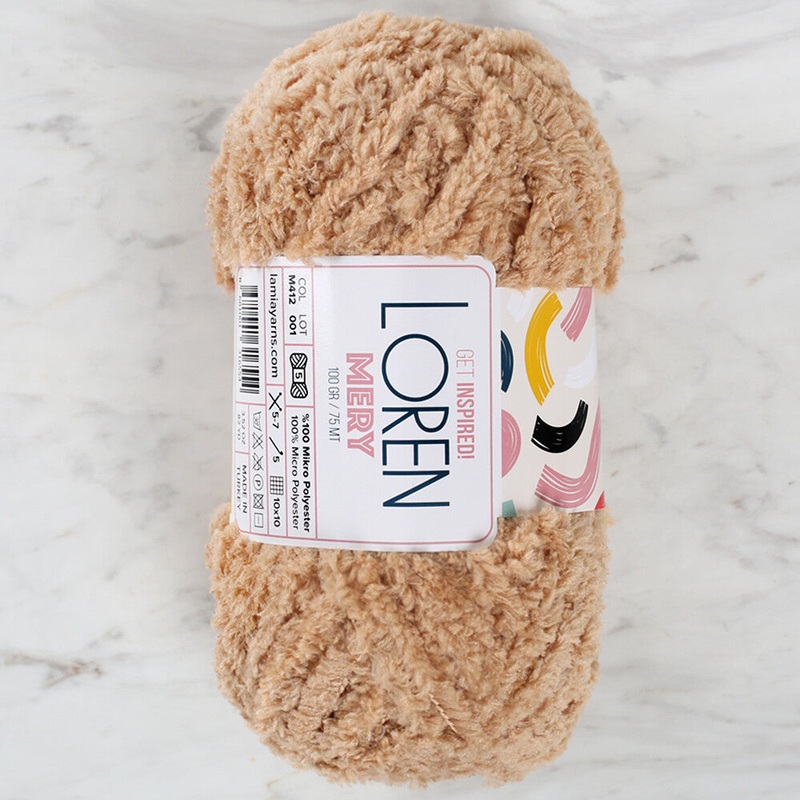 Loren Mery Yarn, Beige – M412