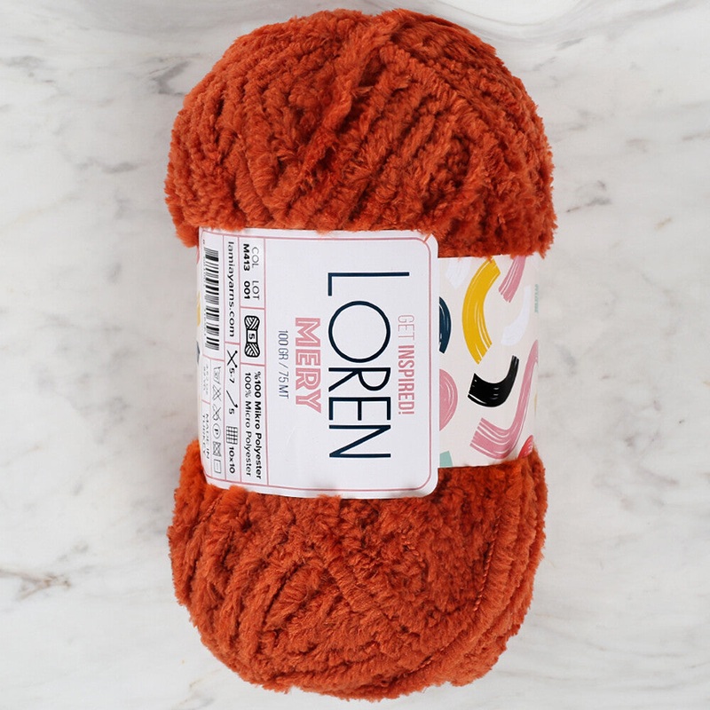 Loren Mery Yarn, Brick – M413