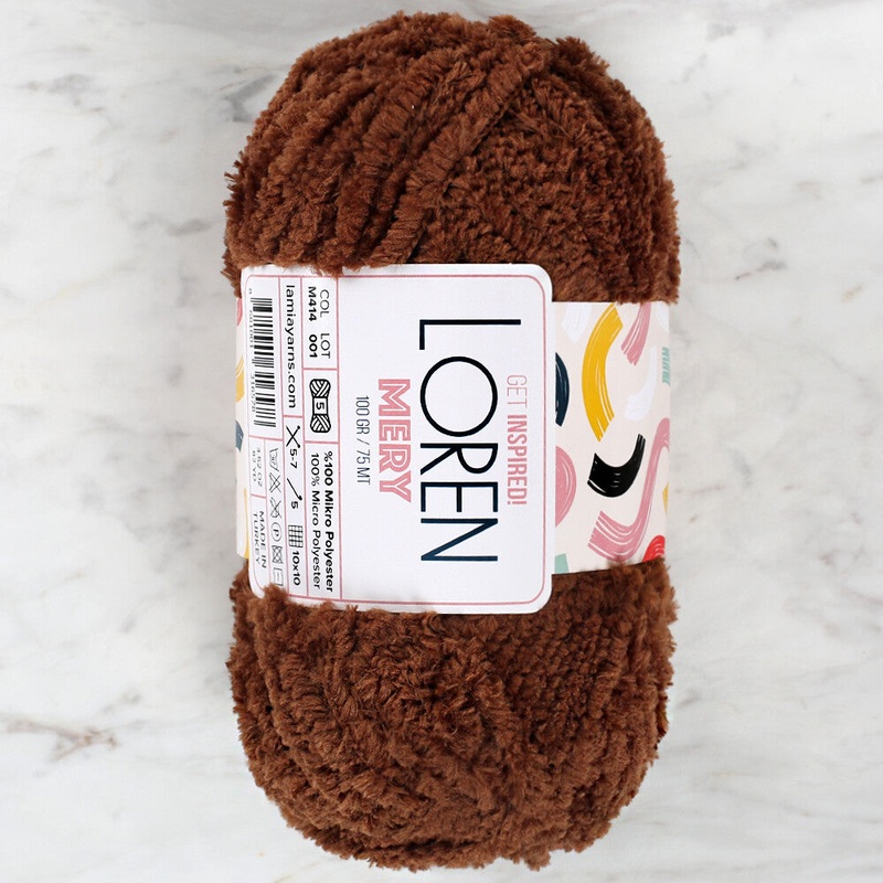 Loren Mery Yarn, Brown – M414