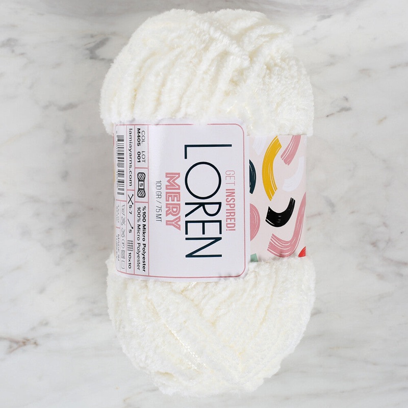 Loren Mery Yarn, Cream – M405