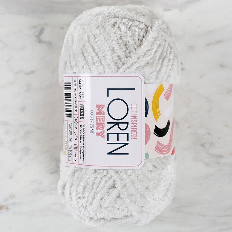 Loren Mery Yarn, Grey – M407