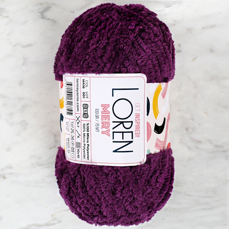 Loren Mery Yarn, Purple – M416