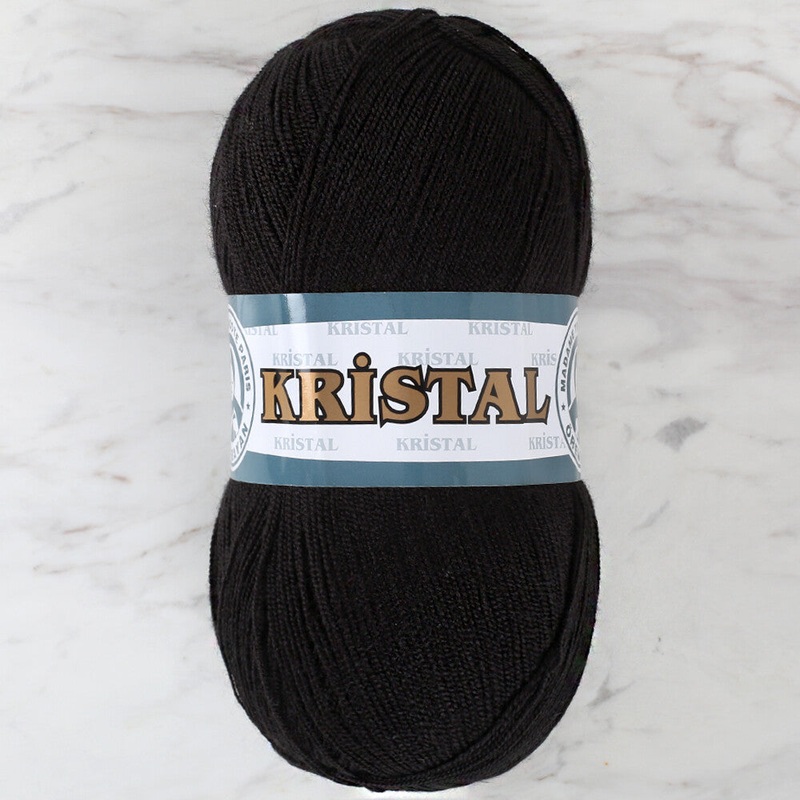 Madame Tricote Paris Kristal Yarn, Black – 999