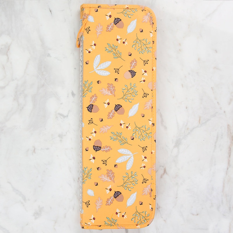 Nas Patterned Needle Bag – Yellow