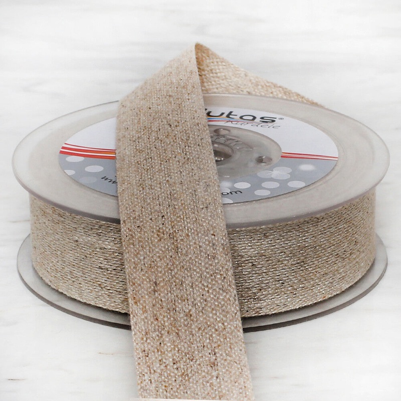 Uluta 2.5 cm 10 m Linen Ribbon