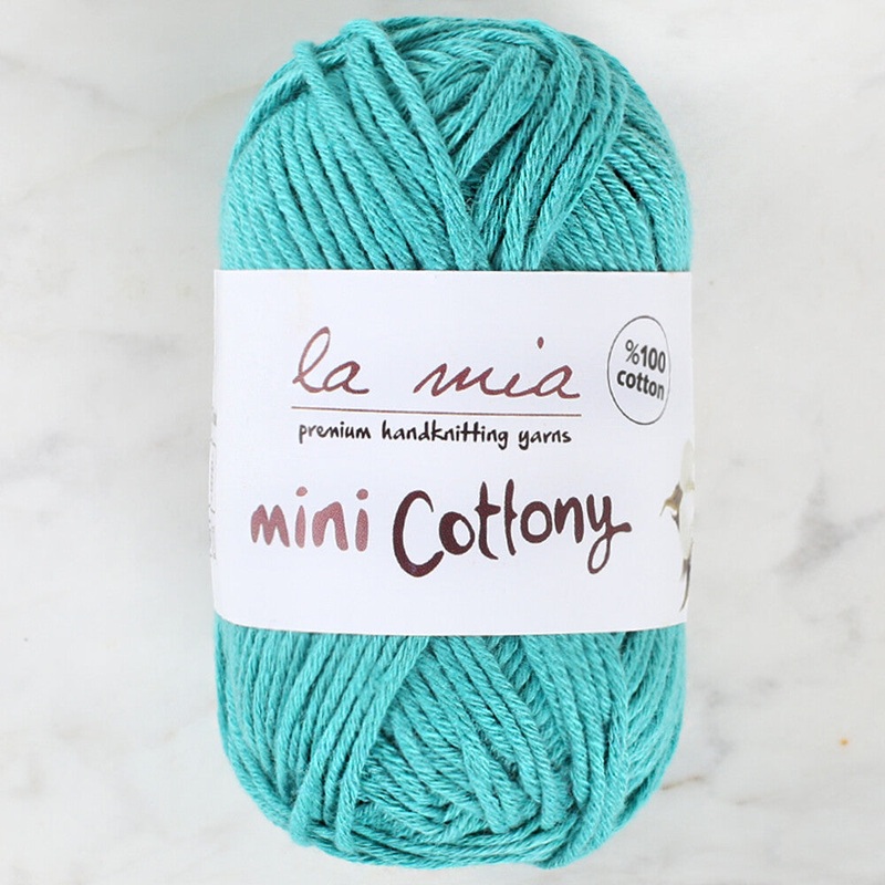 La Mia Mini Cottony 25 g Baby Yarn, Green – L008