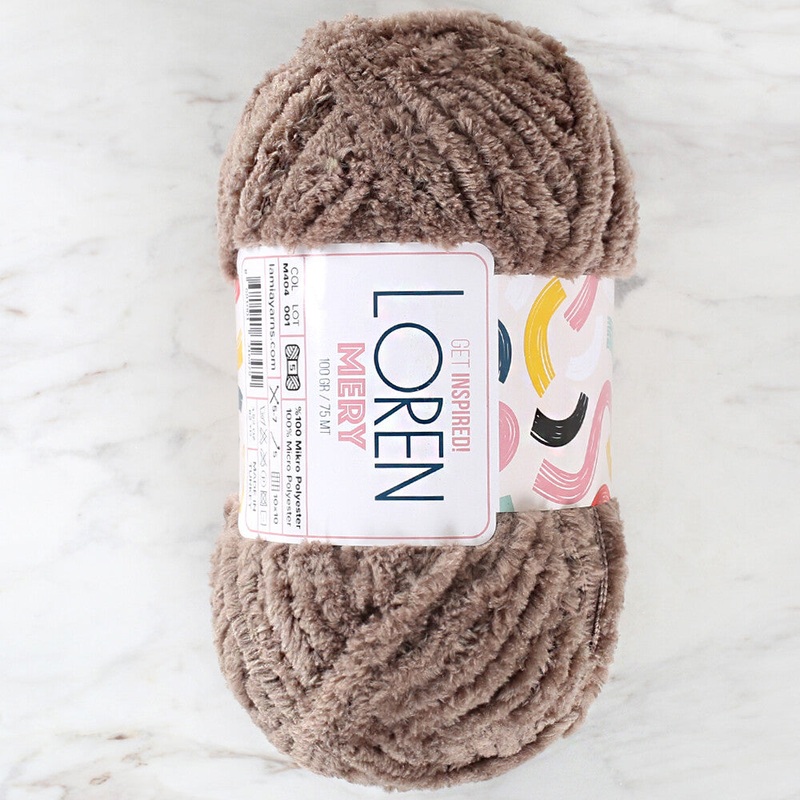 Loren Mery Vizon Yarn, Mink – M404