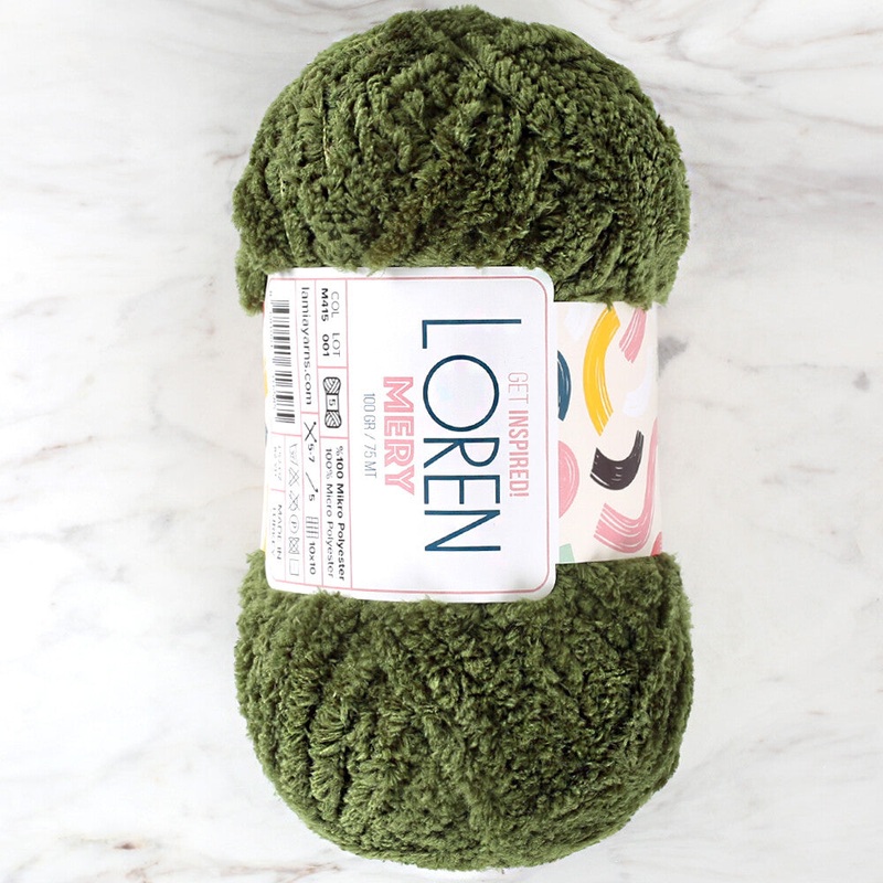 Loren Mery Yarn, Green – M415