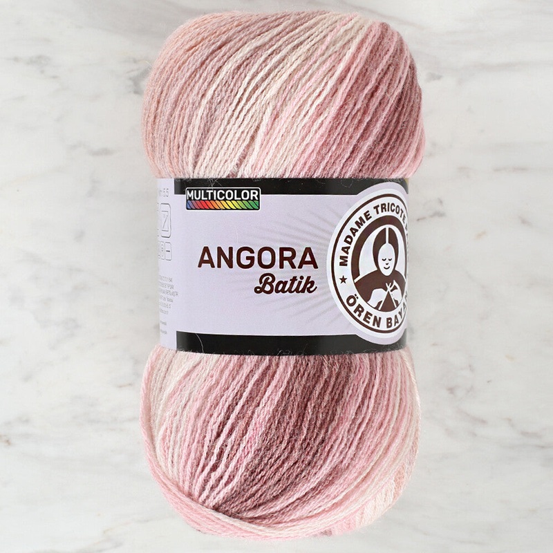 Madame Tricote Paris Angora Batik Yarn, Variegated  – 853
