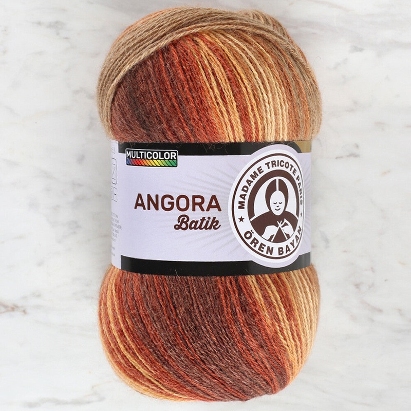 Madame Tricote Paris Angora Batik Yarn, Variegated – 858
