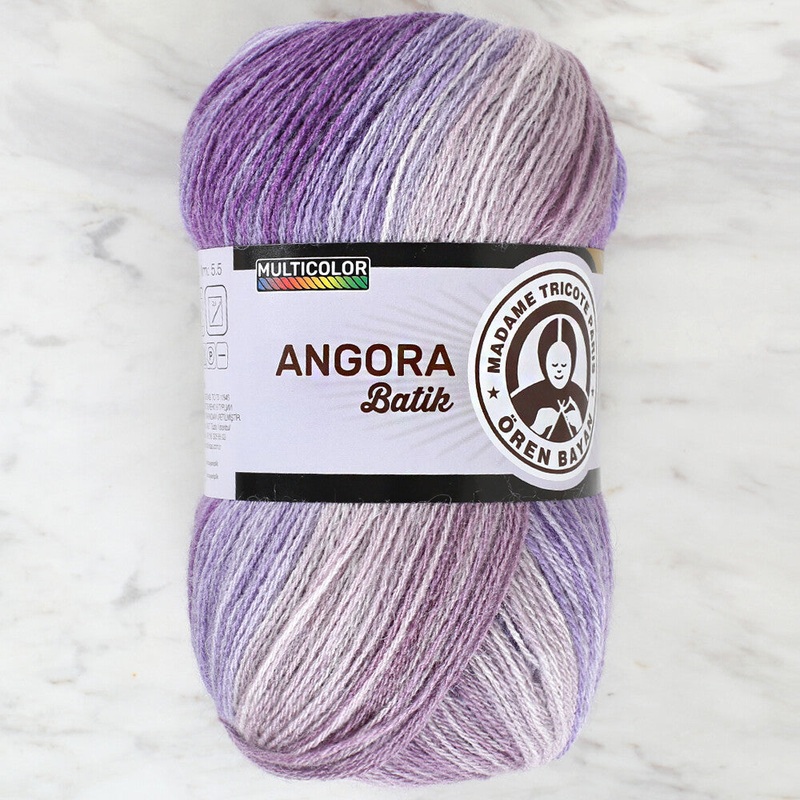 Madame Tricote Paris Angora Batik Yarn, Variegated – 860