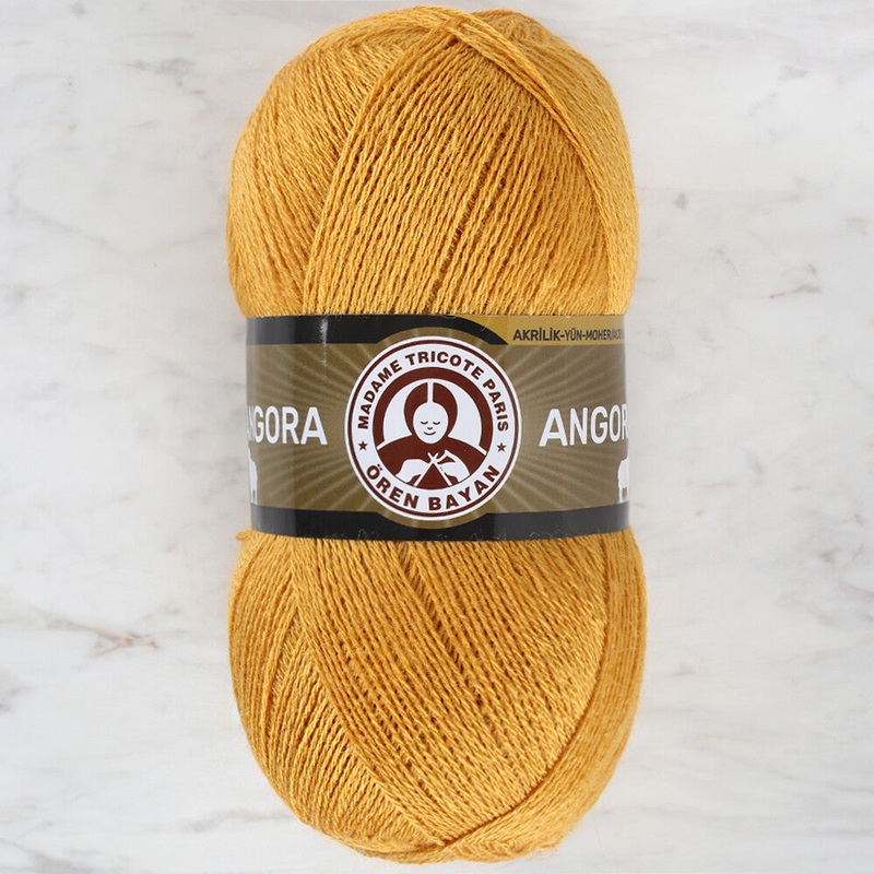 Madame Tricote Paris Angora Yarn, Mustard – 115
