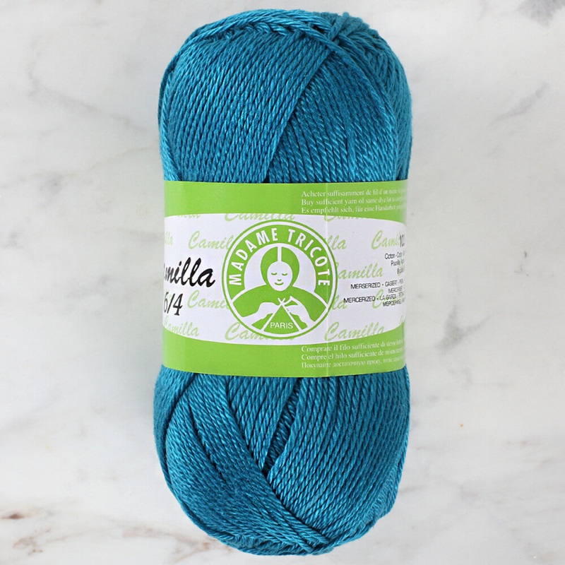 Madame Tricote Paris Camilla 50gr Petrol Yarn, Green – 4938
