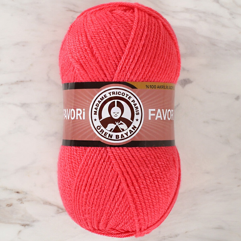 Madame Tricote Paris Favori Yarn, Vermillion – 002